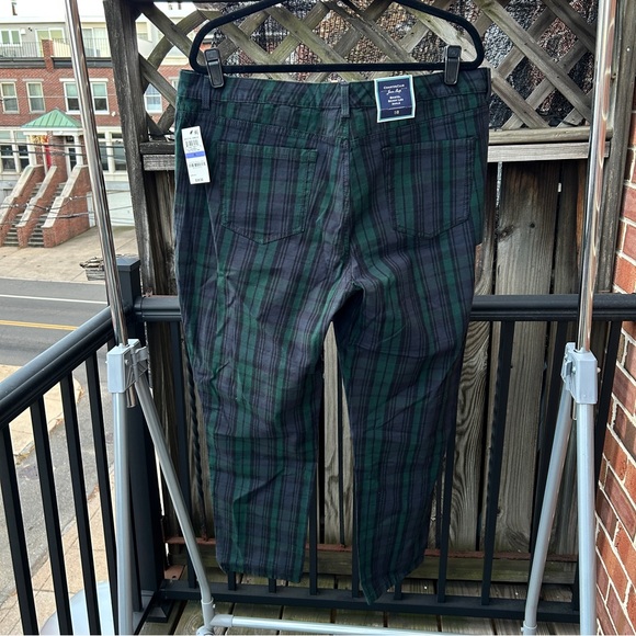 Charter Club Skinny Plaid Ankle Pants 18 NWT - Picture 2 of 5